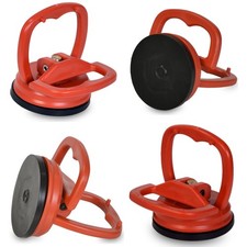 4 x Saugheber ORANGE Glassauger Gummisauger f.Spiegel Fliesen iMac Scheiben 55mm