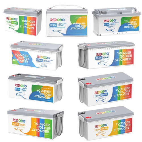 Redodo 12v 50ah 100ah - 12v, 200ah