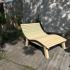 Liege Holz Himmelsliege Waldsofa Relaxliege Sonnenliege Gartenliege " Franzi "