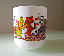 Smarties Tasse Bremer Stadtmusikanten Kaffeetasse Teebecher Becher Cup weiß