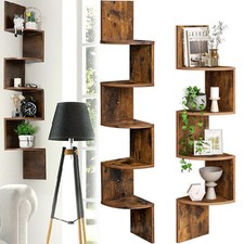 5 Ebenen Eckregal Wandregal