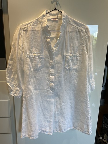 Rossopuro bluse leinen weiß - rossopuro,