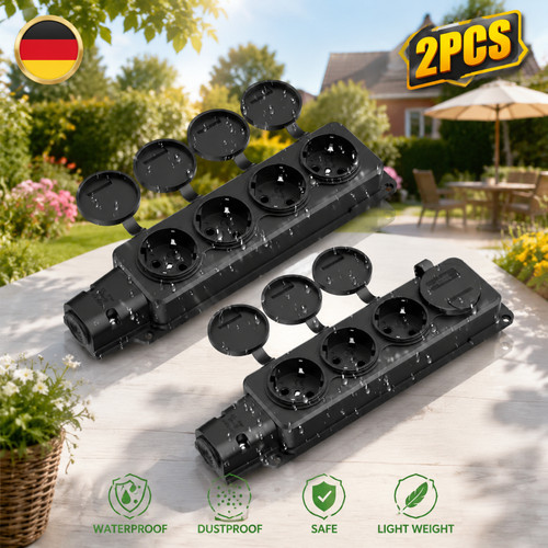 Steckdosenleiste - 2x,