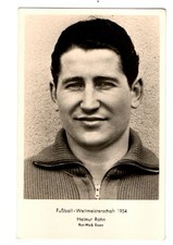 Fußball. Helmut Rahn. Rot