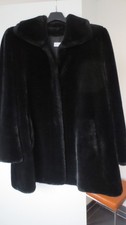 Webpelzmantel Kunstpelzmantel