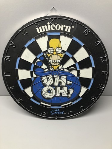 The simpsons dartboard - dartboard, unicorn