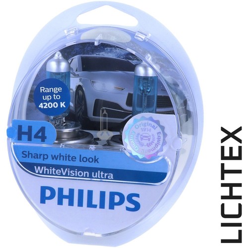Philips whitevision ultra - philips, h4