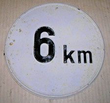 Orig altes blechschild - 1, km