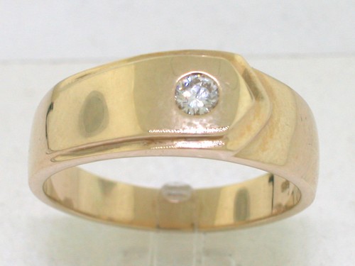 Brillant ring 585 - 585, gelbgold