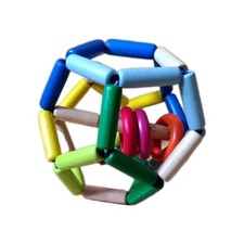 Selecta Spielzeug Space Greifling Motorik Kleinkind Baby Ball Holz Holzspielzeug