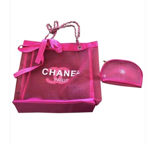 Chanel beauty mesh tote - beauty,