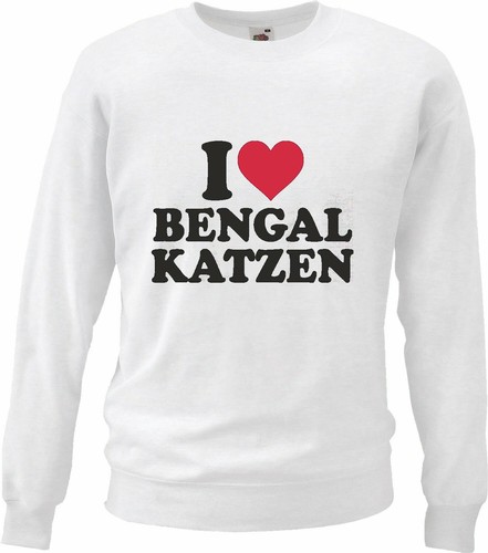 Sweatshirt love bengal - sweatshirt,