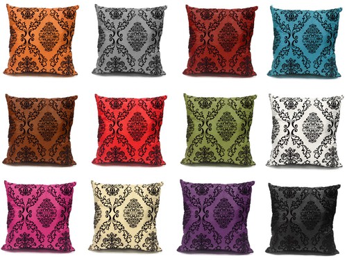 Damast flock samt druck seide - flock,