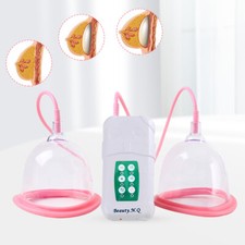 Brustvergrößerung Vakuumpumpe 2 Modi Einstellba C,D Tasse Brust Saugnapf Neu