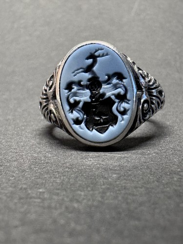 835 silber antiker ring - 835,