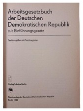 Arbeitsgesetzbuch DDR 1980
