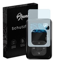 Bruni 2x Folie für Sandisk Sansa Clip+ Schutzfolie Displayschutzfolie