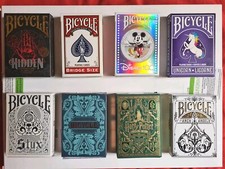 7x Bycicle Kartendecks + 1x Theory 11 Kartendeck