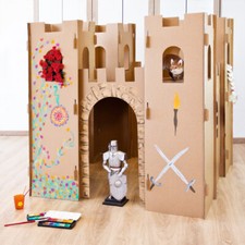 Kinder Spielhaus Ritterburg Pappe Pappburg Karton Kartonhaus Spielburg Kingpower