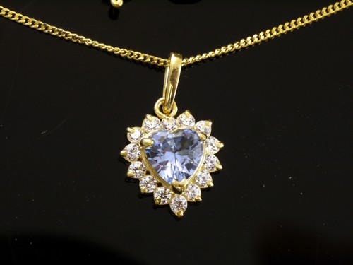 585 goldkette mit kleinem herz - 585,