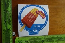 Alter Aufkleber Eiskrem Icecream Langnese Schöller EXQUISIT Limoa