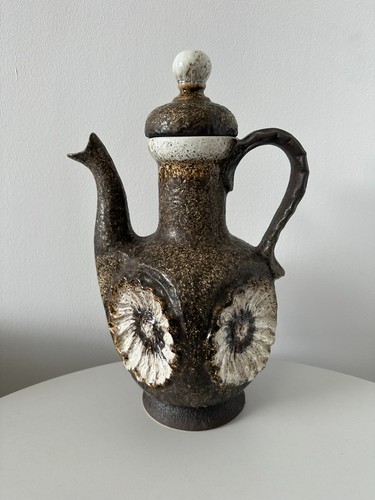 Große vintage keramikkanne - große, vintage-keramikkanne