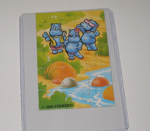 Puzzle happy hippos 1988 - puzzle, "happy