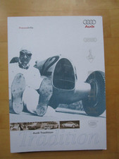 Presse Info Audi Tradition, Fotos, Postkarten, Texte