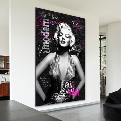 Leinwand bild marilyn monroe - leinwand,