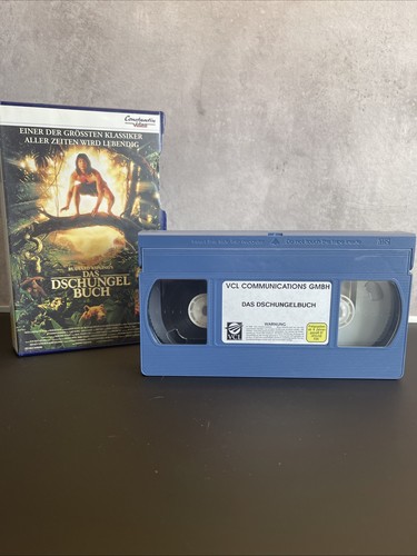 Vhs video das dschungelbuch - vhs,