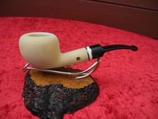 Meerschaumpfeife mit Namenskürzel,  neuwertig /unsmoked