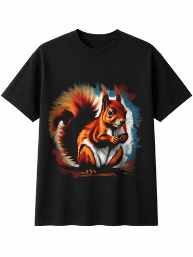 Red squirrel brushstroke - squirrel,