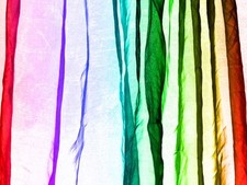 Snow organza stoff - snow, m