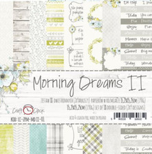 Scrapbooking Papierset Morning Dreams II,  18 Stück doppelseitig seitig, 