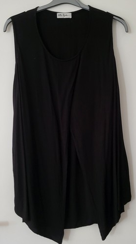 Top mit überwurf lagenlook - top,