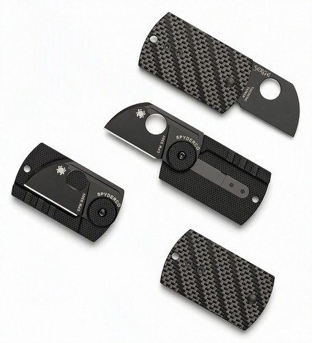 Spyderco dog tag folder - dog,