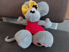 ♥️ Diddl Maus "Diddlina" Plüschtier Handpuppe Kuscheltier.  Sehr guter Zustand.