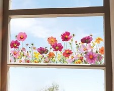 XL Fensterbild Blumen