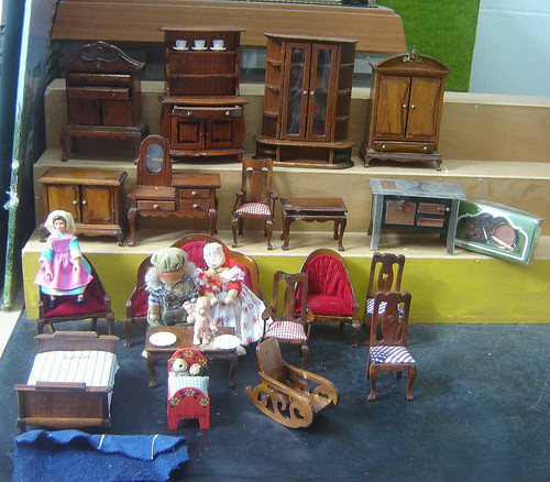 Alte puppenstuben möbel aus - möbel,
