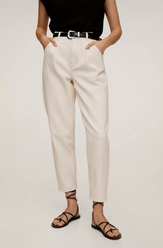 Mango regina jeans weiß beige - weiß,
