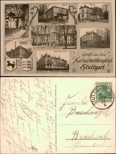 Ansichtskarte stuttgart - ansichtskarte,