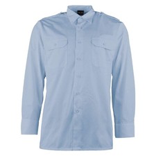 Diensthemd hellblau langarm
