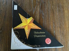 Elektrisch beleuchteter LED Papierstern Weihnachtsstern ⭐️ Advent & Weihnachten
