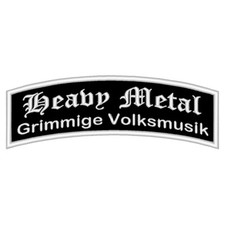 Patch Heavy Metal grimmige