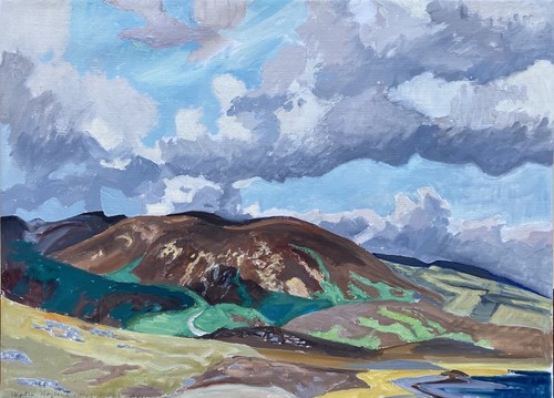 ölbild impressionist 1966 - Ölbild,