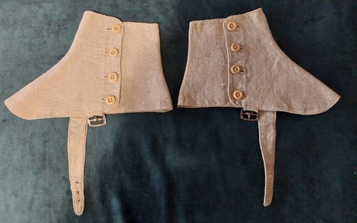 Paar gamaschen antik dessus - antik,