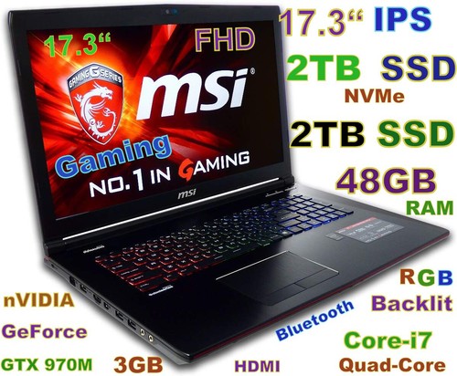 Gaming msi gt72vr - gaming,