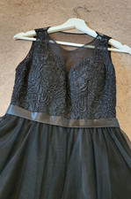 Gala Fashion Ballkleid Gr. 34 Kleid Abiball Abschlussball schwarz, wie neu