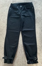 * Schöne Hose * Bon Prix Collection * Schwarz * Gr. 40 * Schnallen * Stretch *
