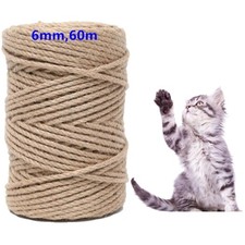 Juteschnur 60m 6mm natur - 60m,